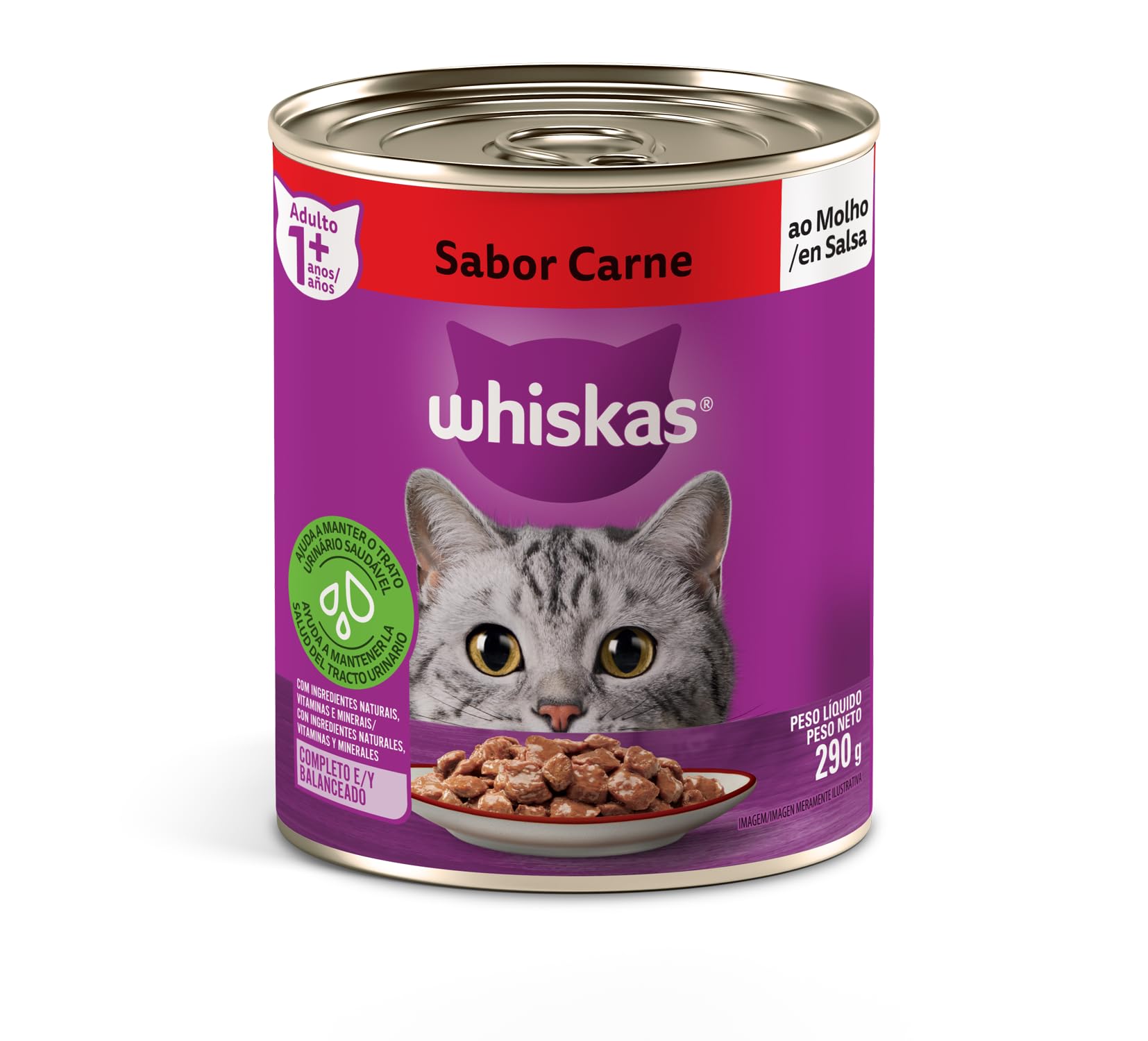 Lata Whiskas Carne x 340grs