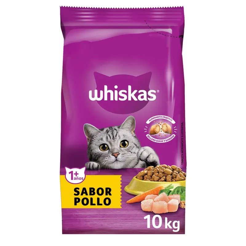 Whiskas Pollo x 10 Kg