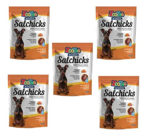 Salchicks (pollo y cerdo) x 100 grs